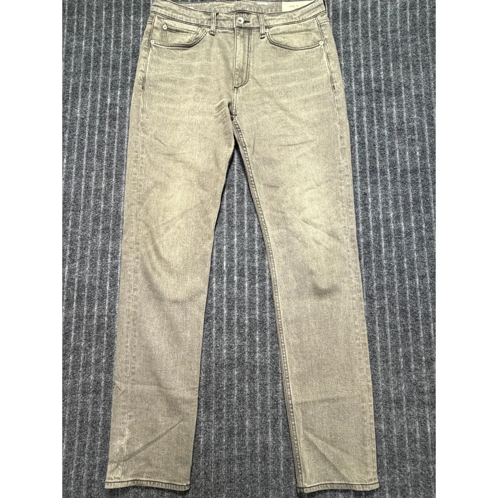 Rag & Bone Fit Slim Jeans Mens 32x34 Faded Grey Stretch Streetwear Urban Casual